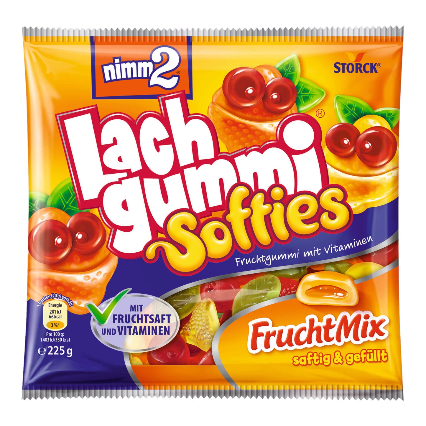 Nimm2 Lachgummi Softies 225g