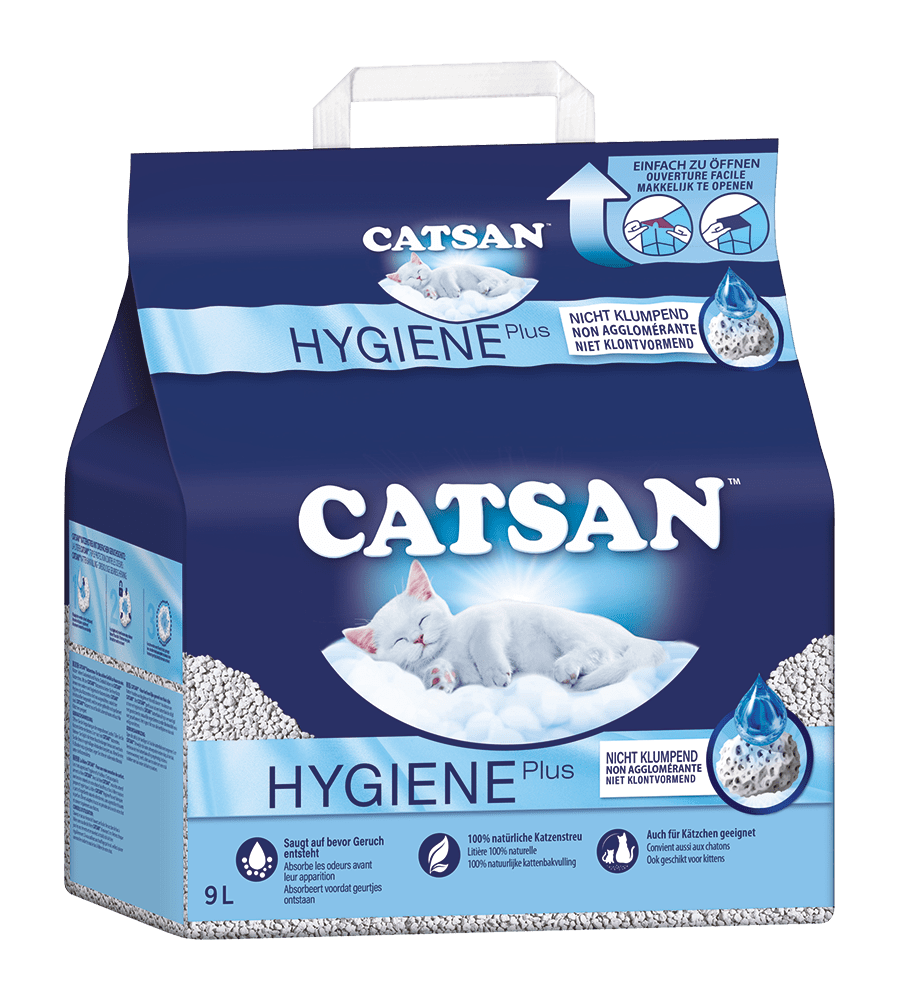 Catsan Hygiene Plus Katzenstreu 9l