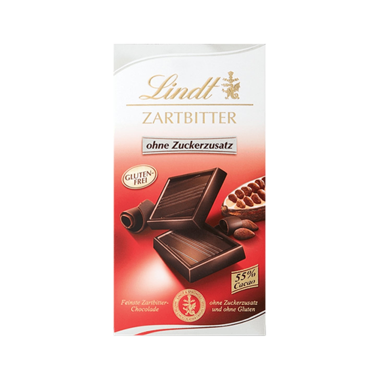 Lindt Zartbitter ohne Zuckerzusatz 100g