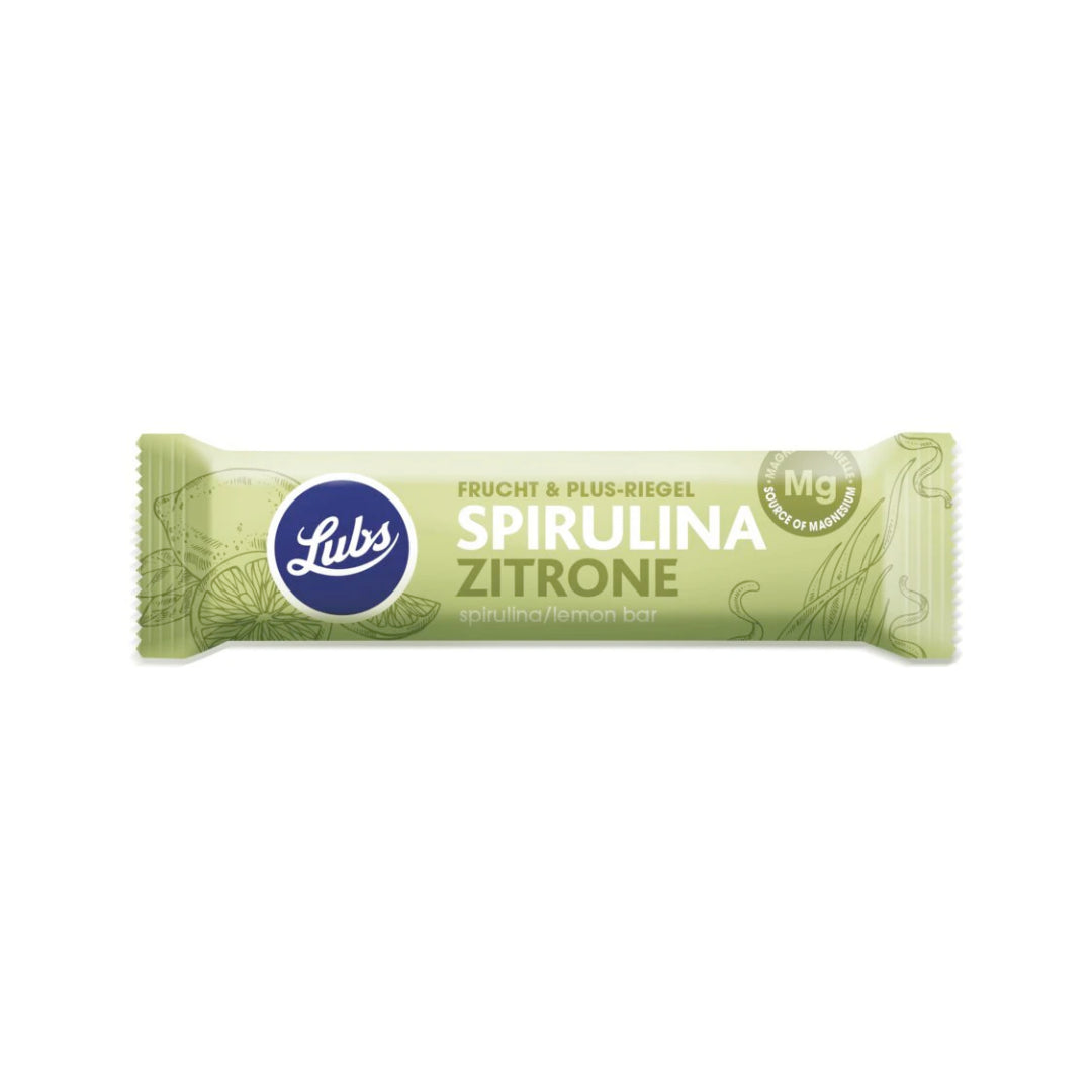 Bio Lubs Spirulina Zitrone Fruchtriegel 40g
