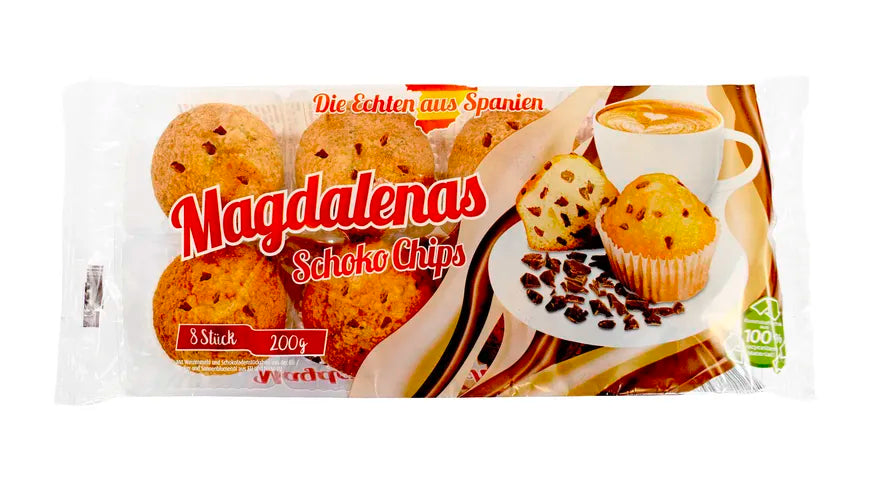 Pico Food Magdalenas Schokoladen-Chips 200g