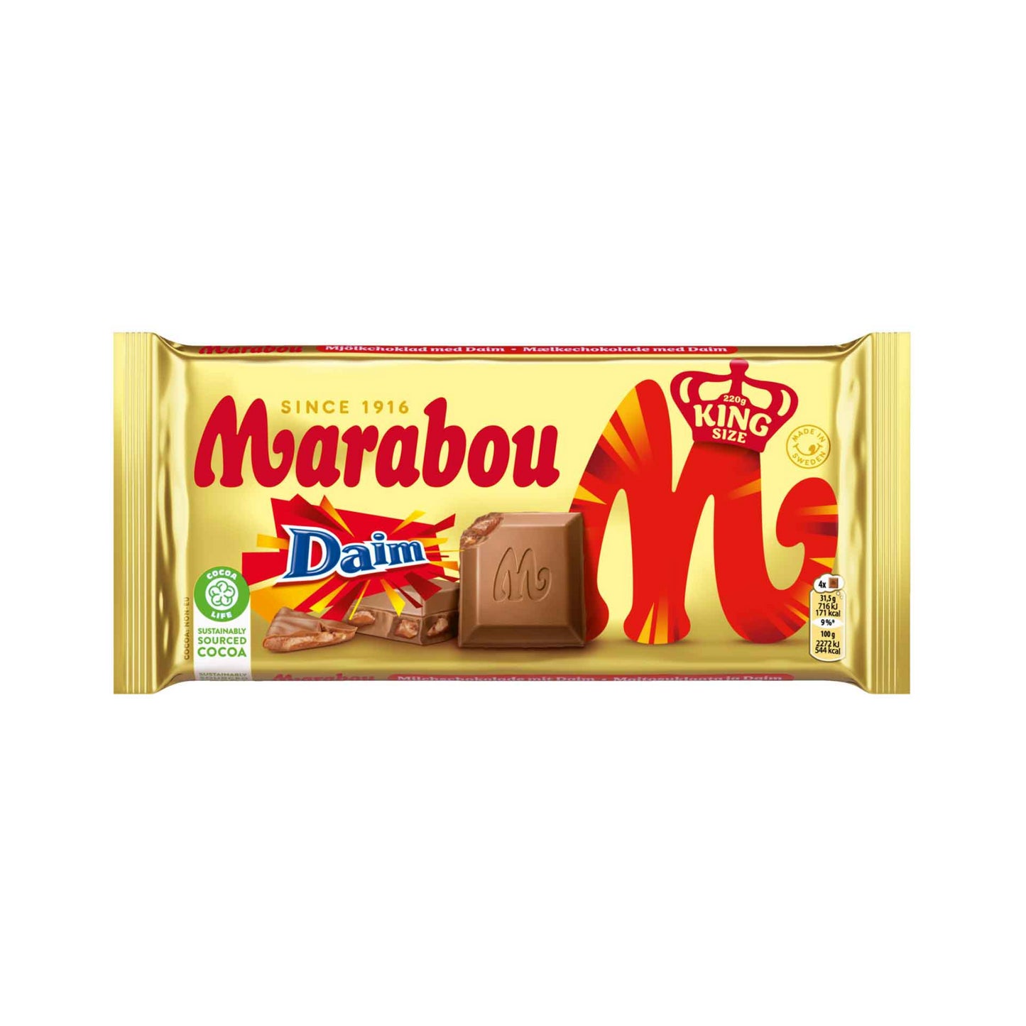Marabou Tafel Daim 220g