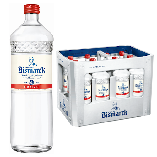 Fürst Bismarck Mineralwasser Medium Glasflasche 12 x 0,75l
