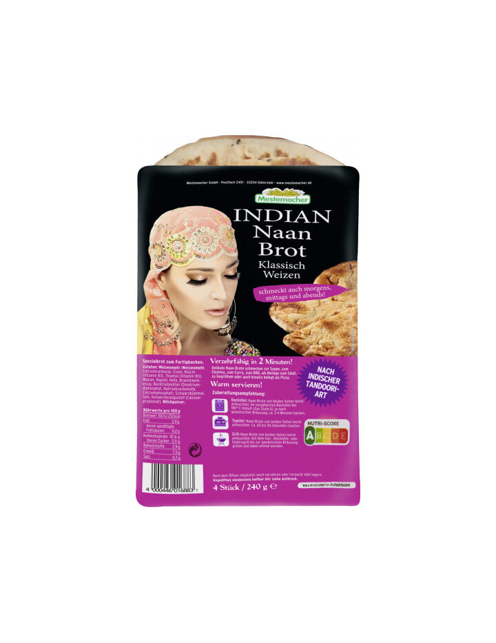 Mestemacher Naan Brot Klassisch 240g
