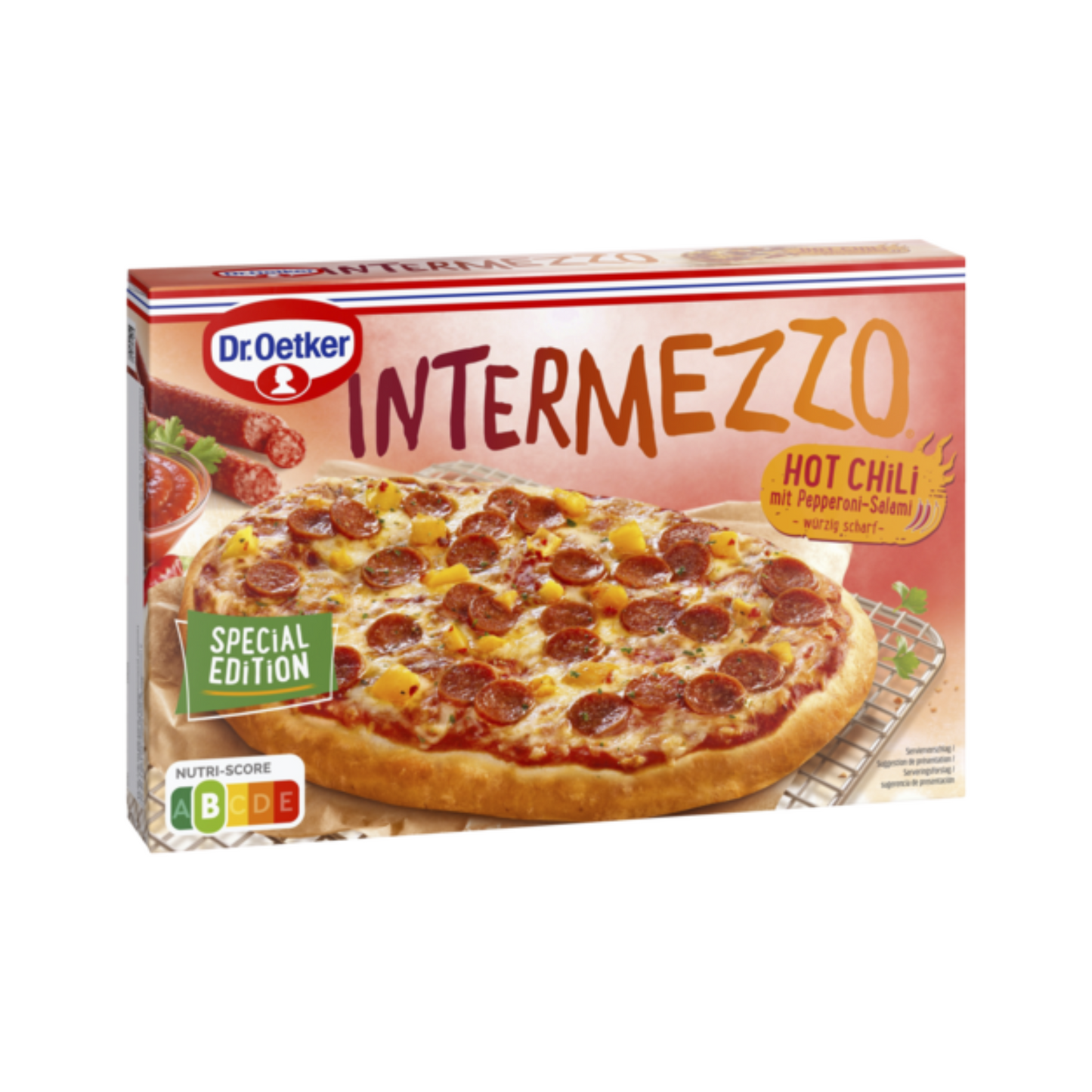 Dr.Oetker Intermezzo Hot Chili mit Pepperoni-Salami 185g