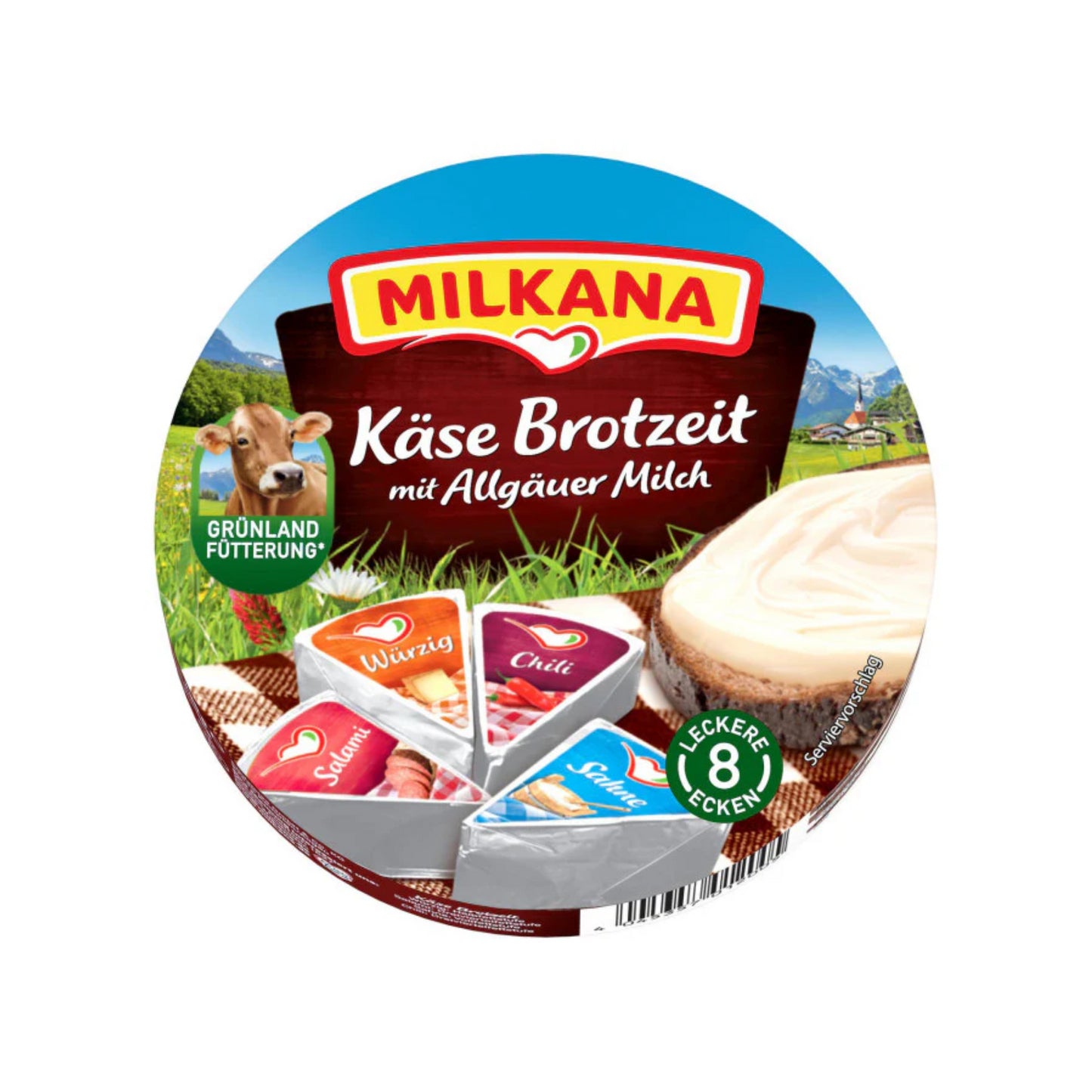 Milkana Käse Brotzeit 8ST 190g
