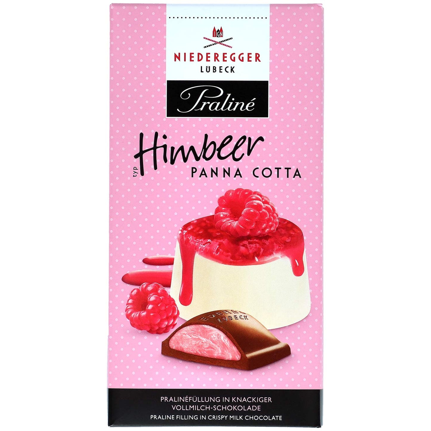 Niederegger Praline Tafel Himbeer Panna Cotta 100g