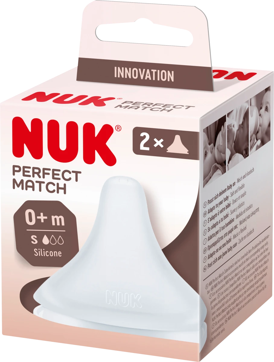Nuk Ersatz-Trinksauger Perfect Match ab 0 Monate Gr.S 2ST