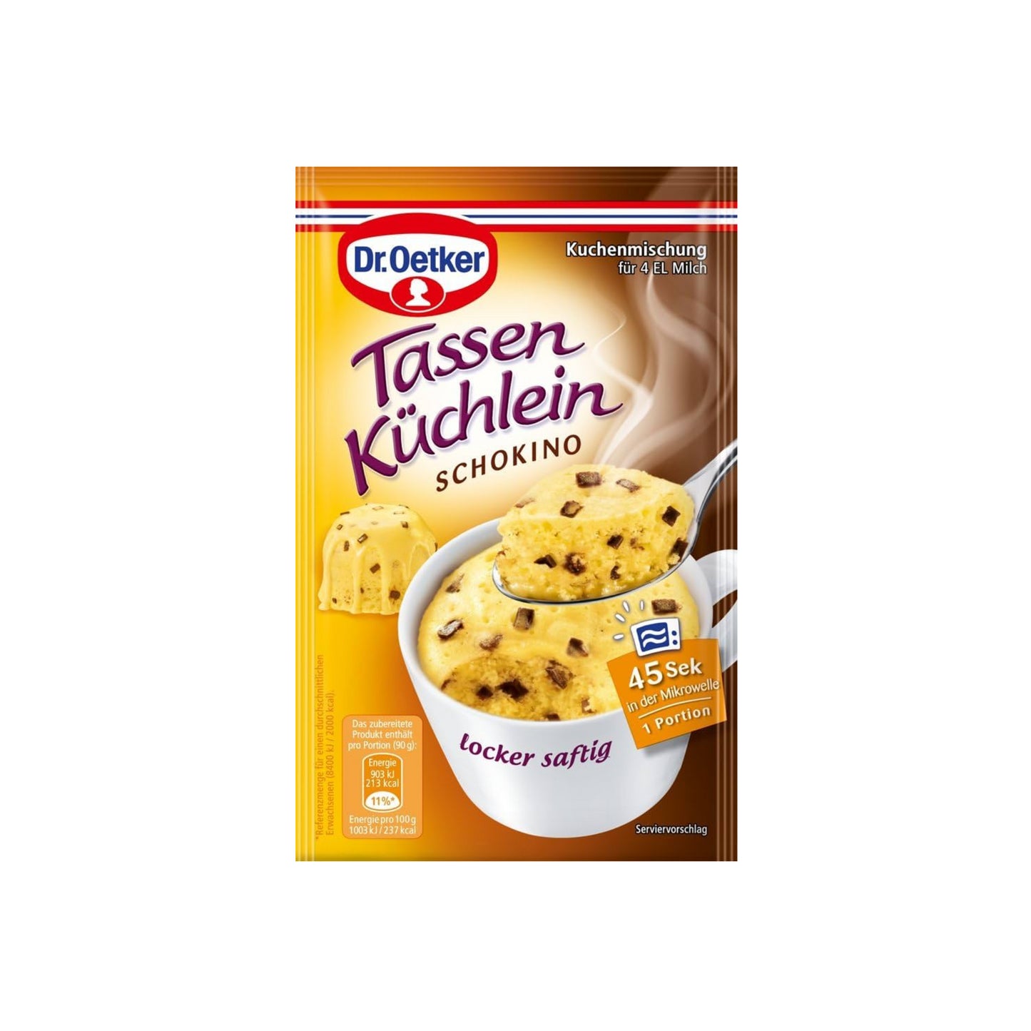 Dr.Oetker Tassenküchlein Schokino 50g