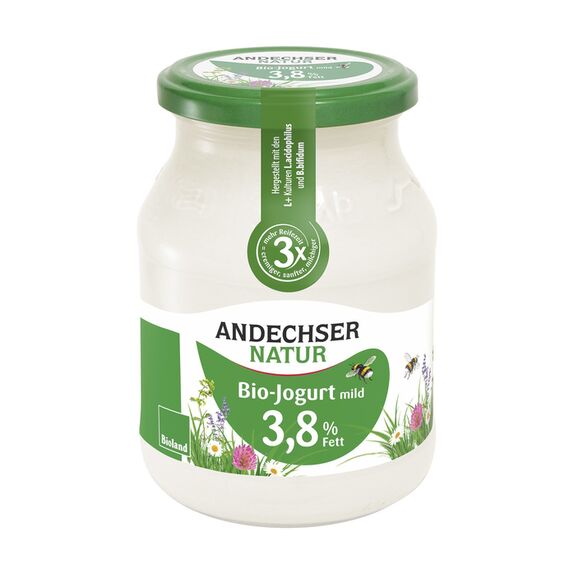 Demeter Andechser Natur Joghurt mild 3,8% 500g MW
