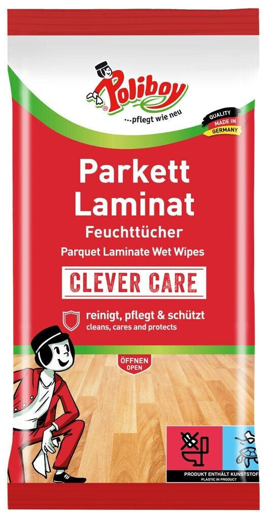 Poliboy Parkett&Laminat Feuchttücher 15ST