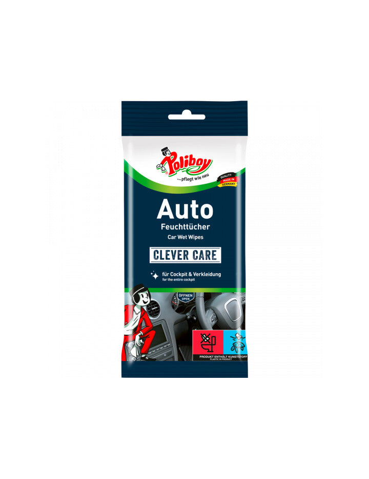 Poliboy Staubmeister Auto Feuchttücher 20ST