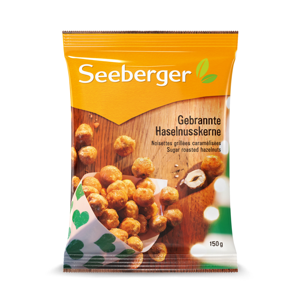 Seeberger Haselnusskerne gebrannt mit Zuckerkruste 150g