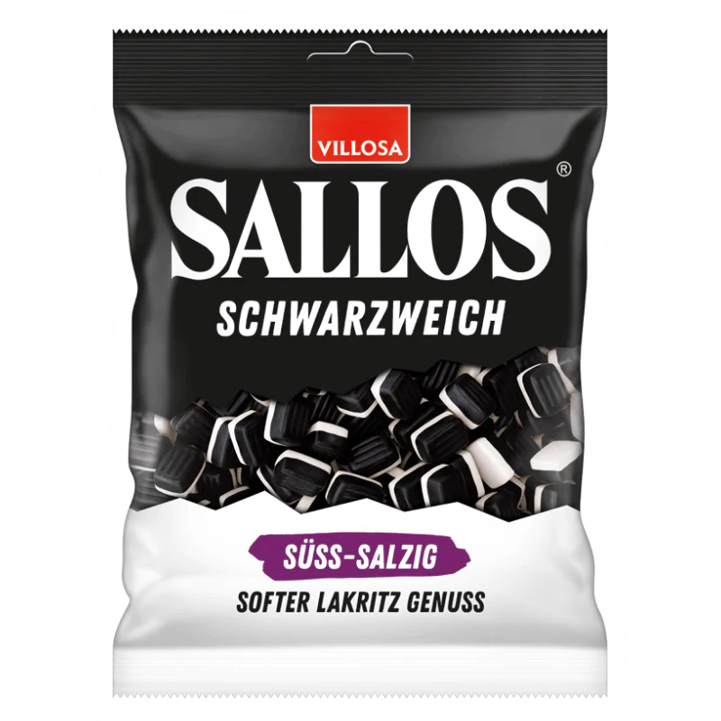 Sallos Schwarzweich Süß-Salzig 200g