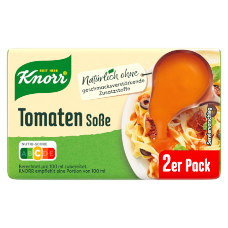 Knorr Tomaten Soße für 2x250ml 76g