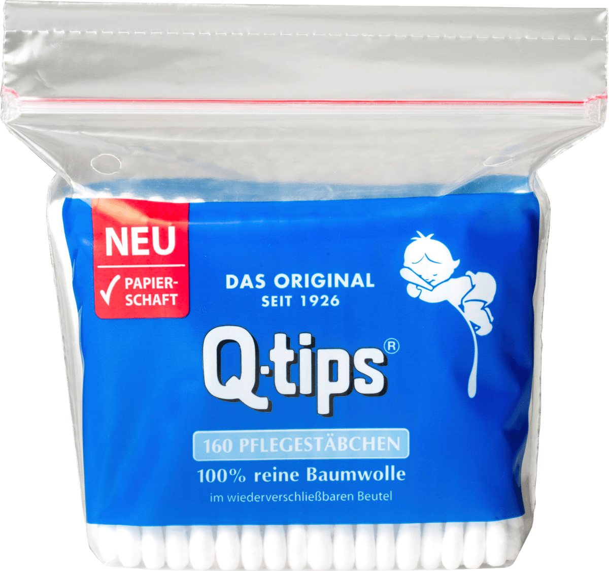 Q-Tips Stäbchen Nachfüller 160ST