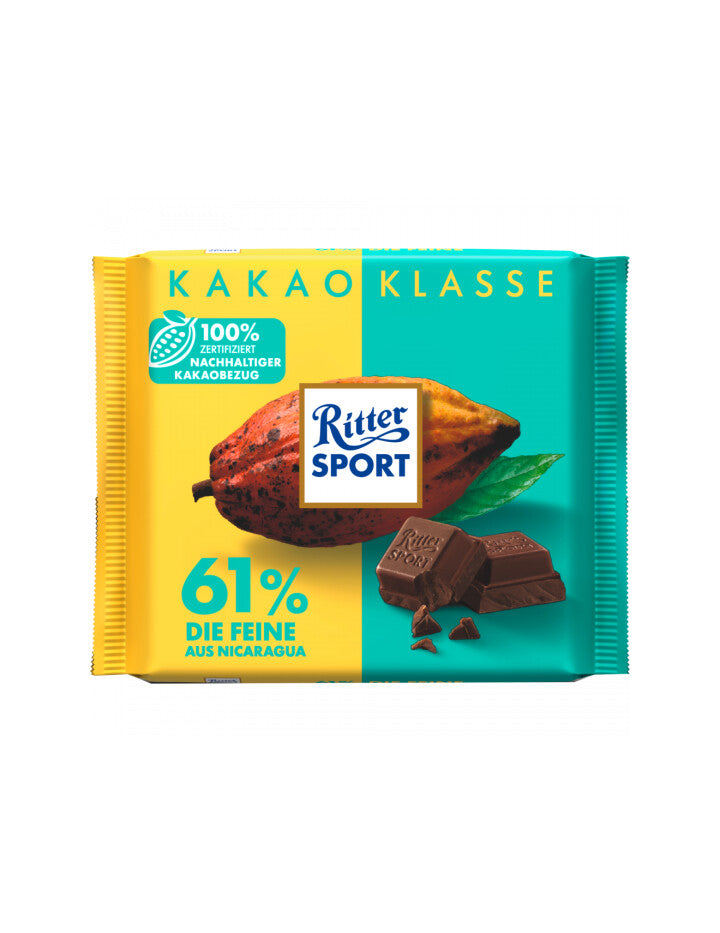 Ritter Sport 61% Die Feine Tafel 100g