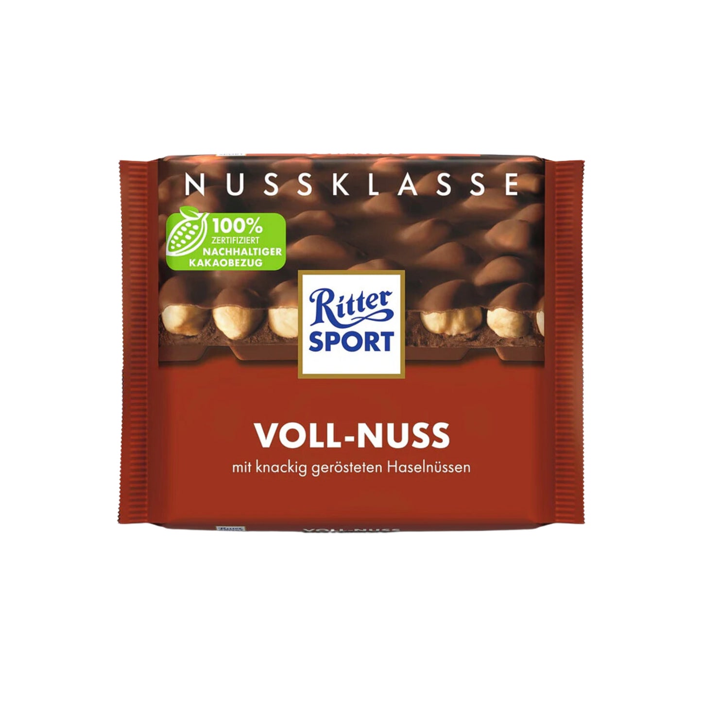 Ritter Sport Nuss Klasse Voll-Nuss Tafel 100g