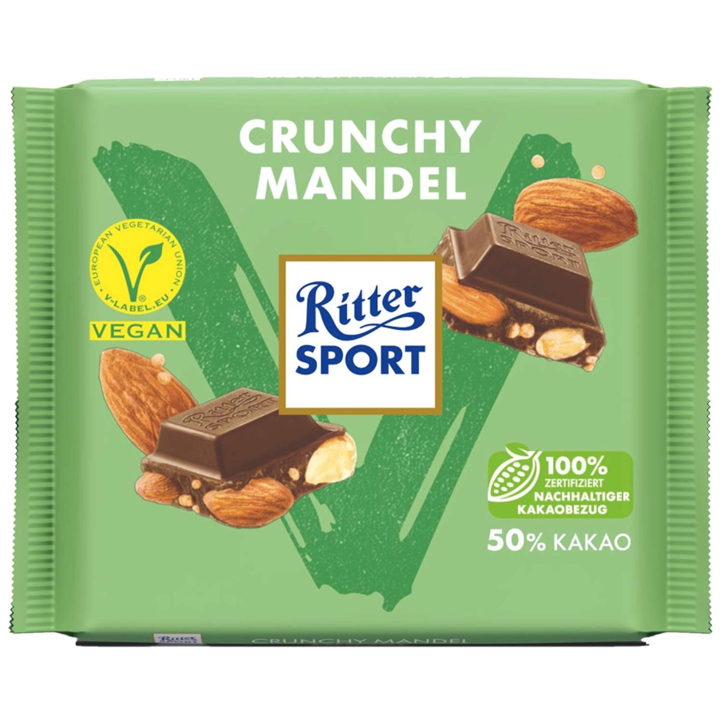 Ritter Sport Crunchy Mandel Tafel vegan 100g