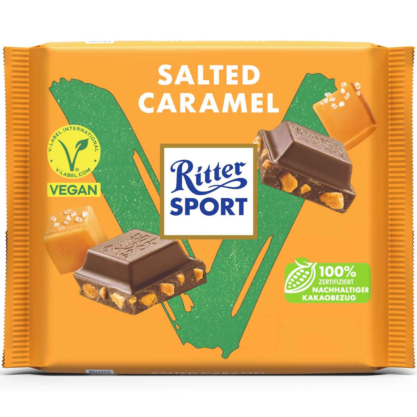 Ritter Sport Salted Caramel Tafel vegan 100g