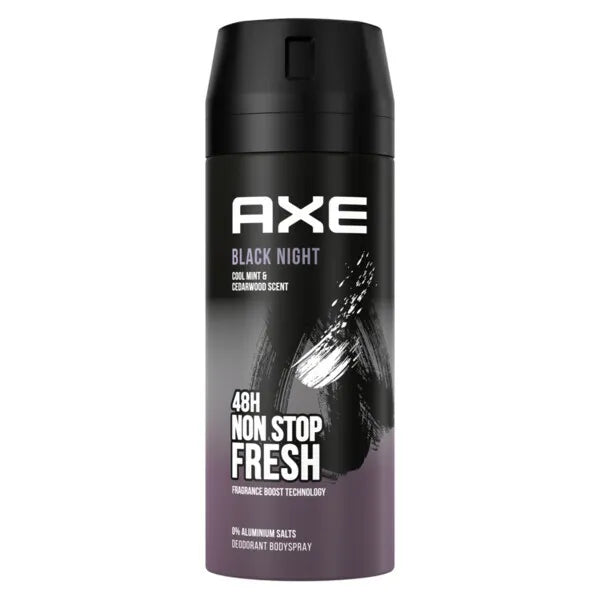 Axe Deo Bodyspray Black Night ohne Aluminiumsalze 150ml