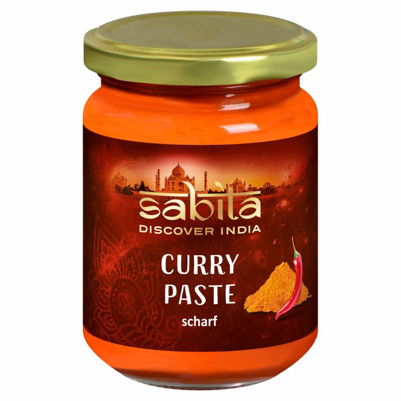 Sabita Curry Paste scharf 125g