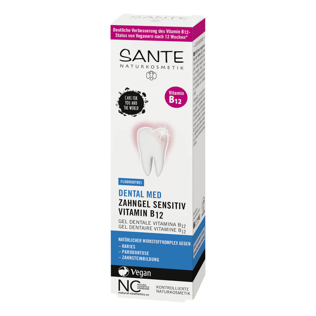 Sante Dental Med Zahngel Vitamin B12 ohne Fluorid 75ml