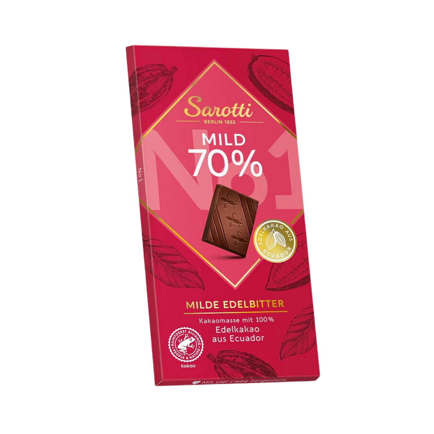 Sarotti No.1 Milde Edelbitter 70% 100g