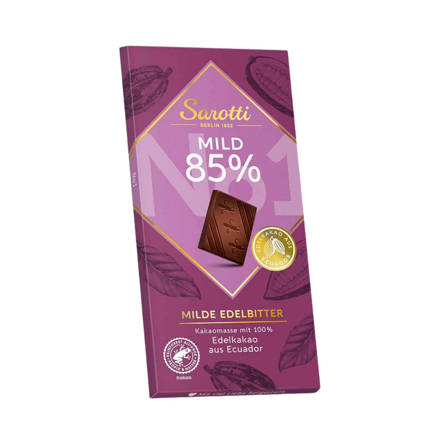 Sarotti No.1 Milde Edelbitter 85% 100g