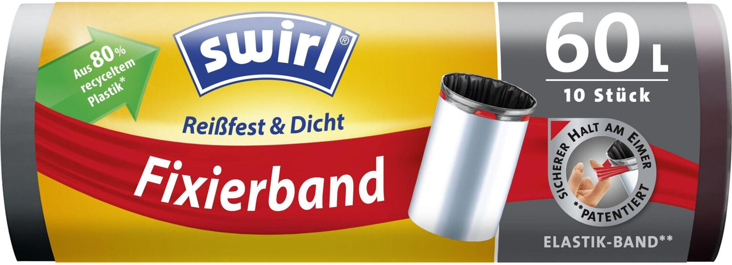 Swirl Fixierband Müllbeutel 60l 10ST
