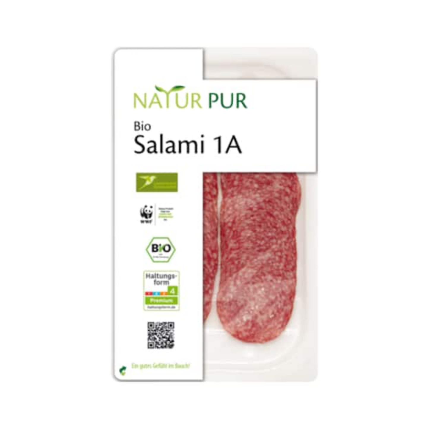 Bio Natur Pur Geflügelsalami 80g