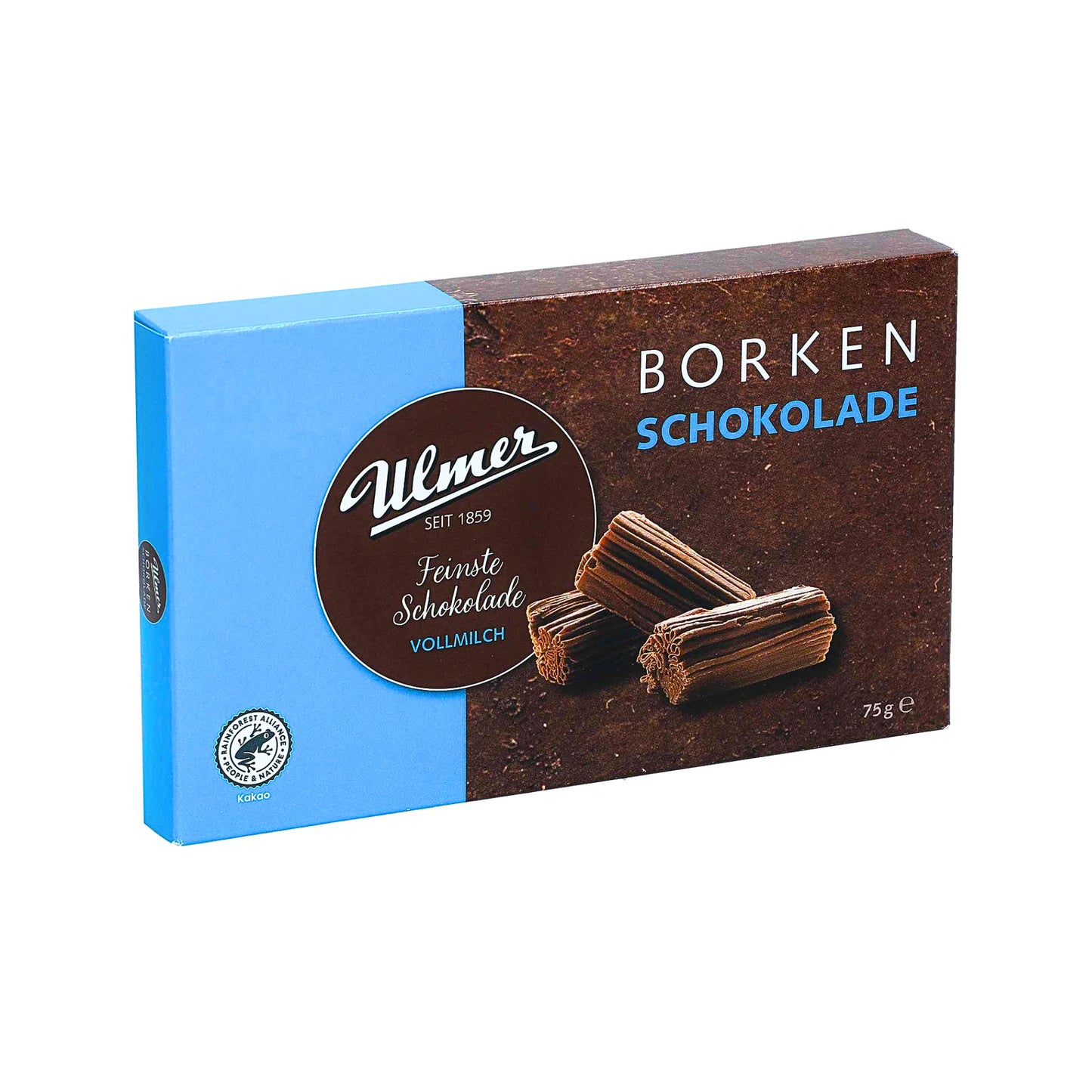 Ulmer Borkenschokolade Vollmilch 75g