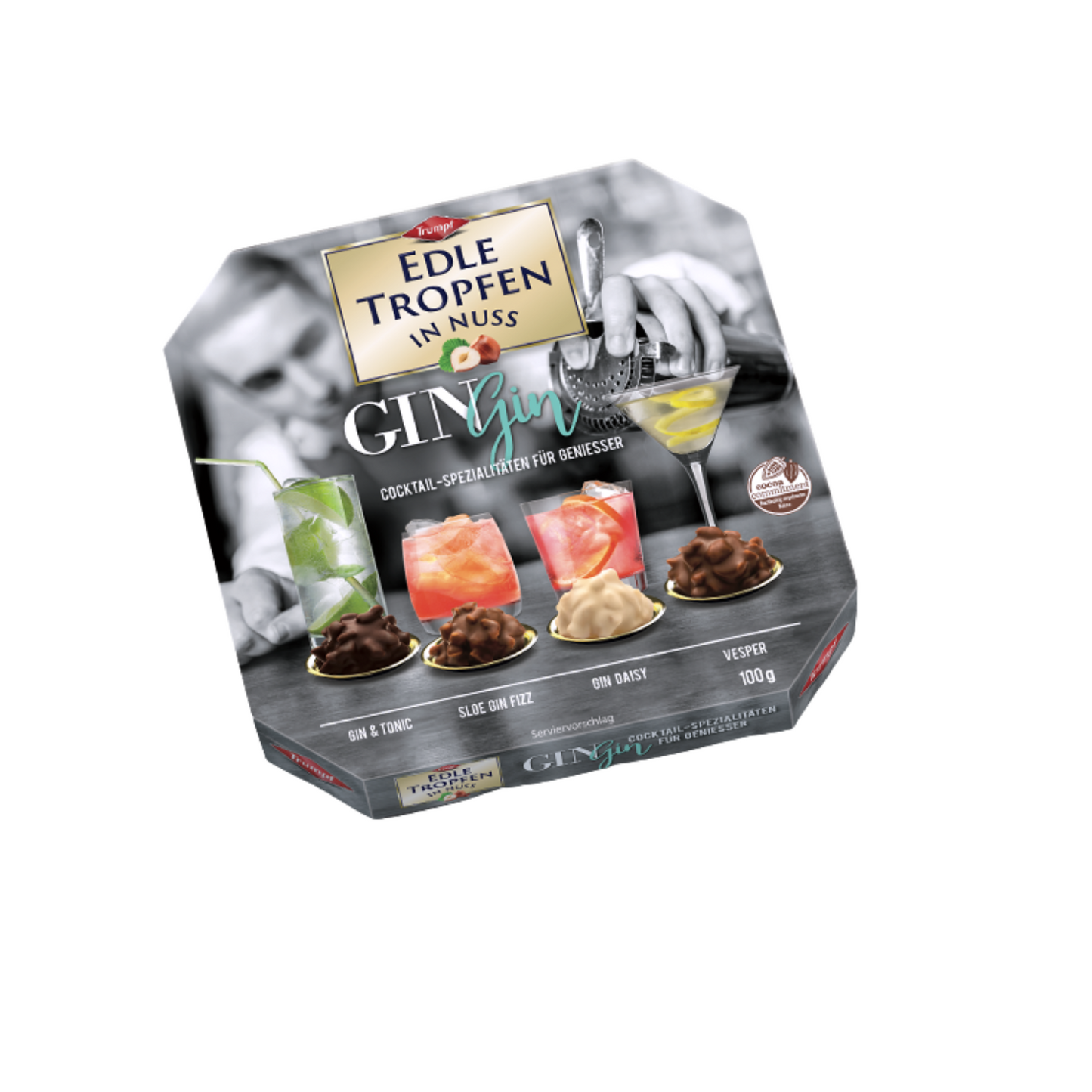 Trumpf Edle Tropfen in Nuss Gin Edition 100g