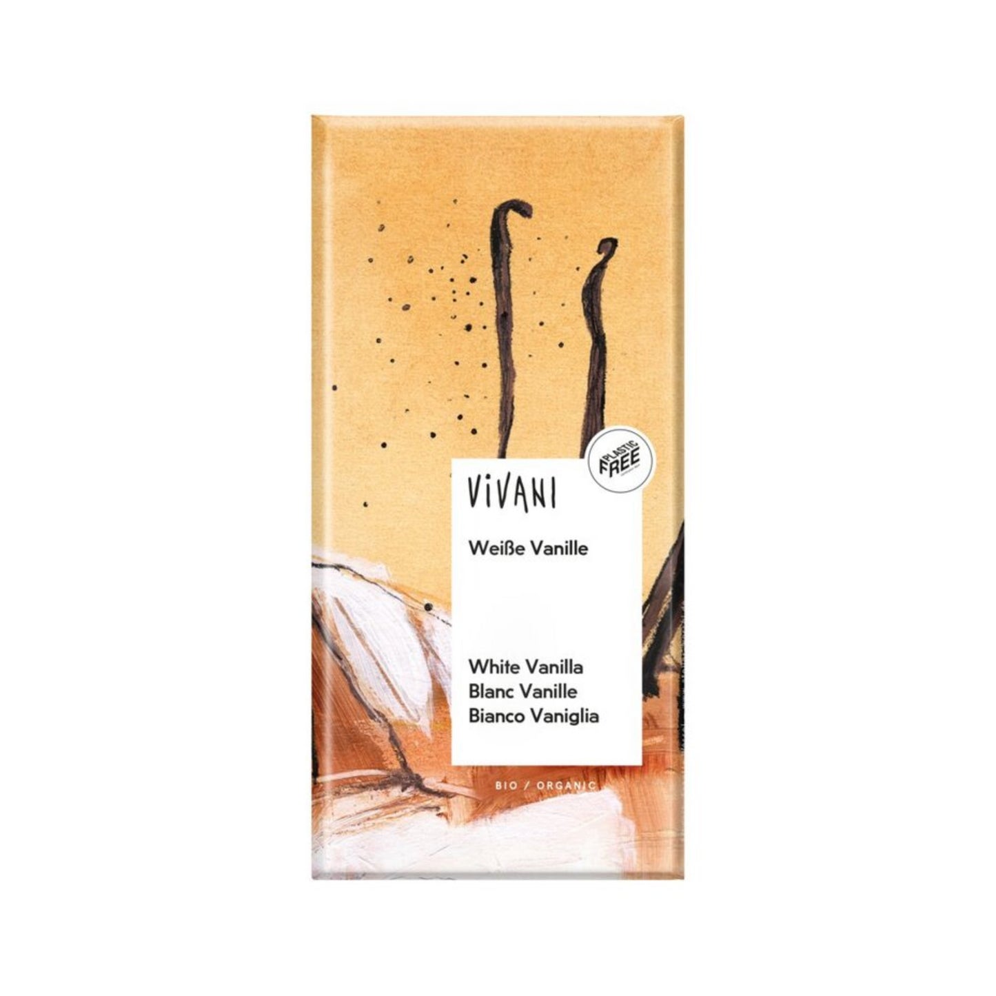 Bio Vivani Weiße Vanille Schokolade 80g