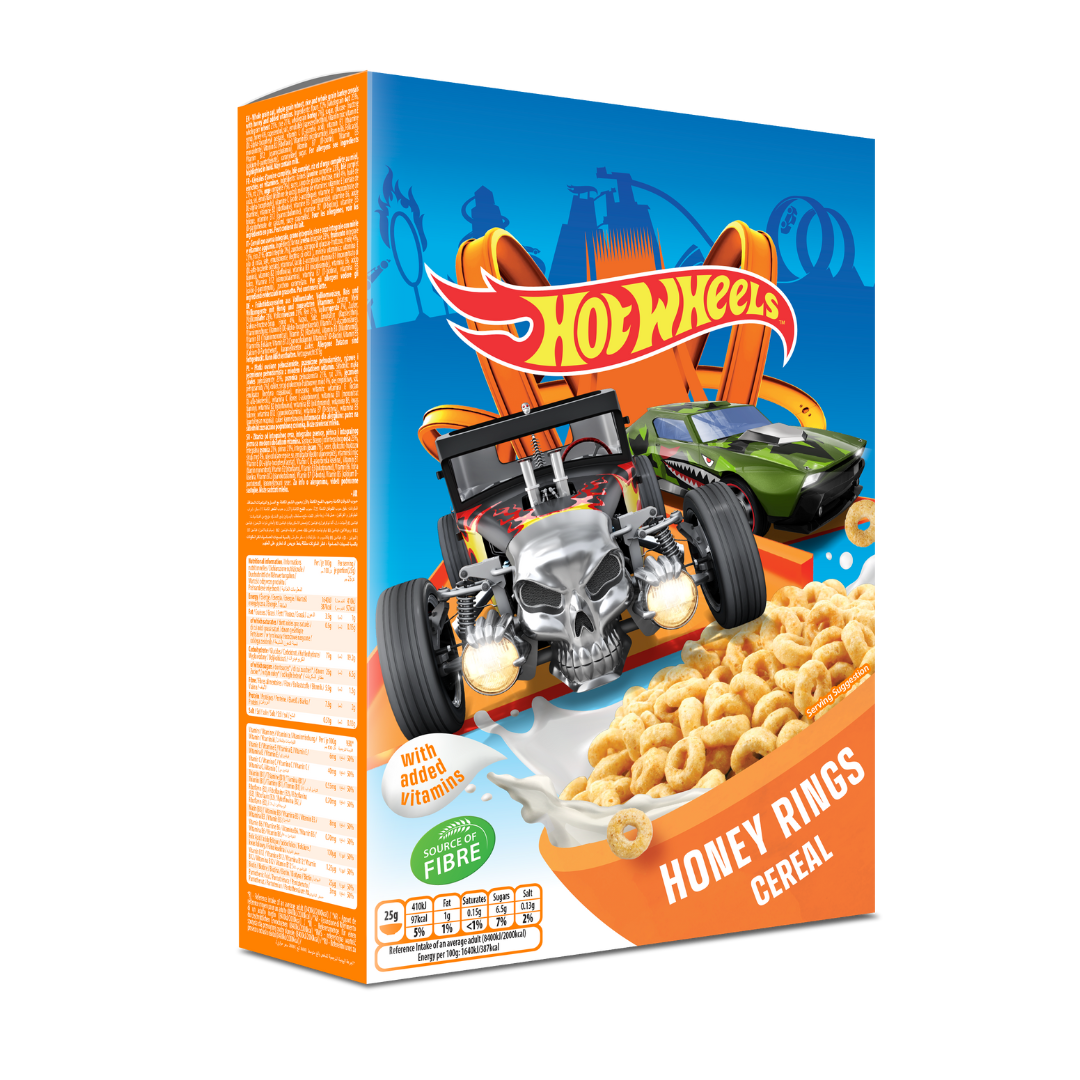Hot Wheels Honey Loops Cereal 375g