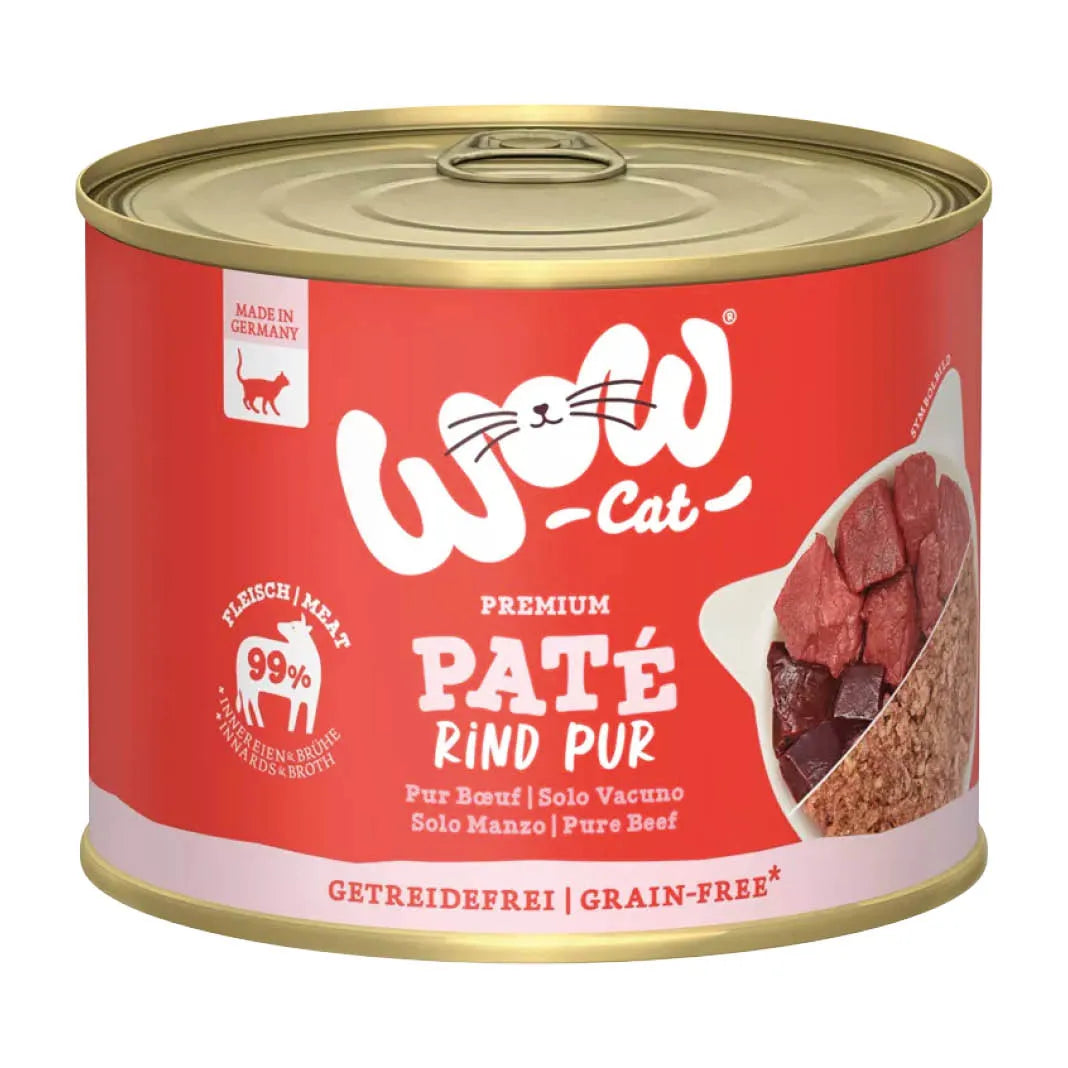 WOW Cat Adult Rind Pur 200g