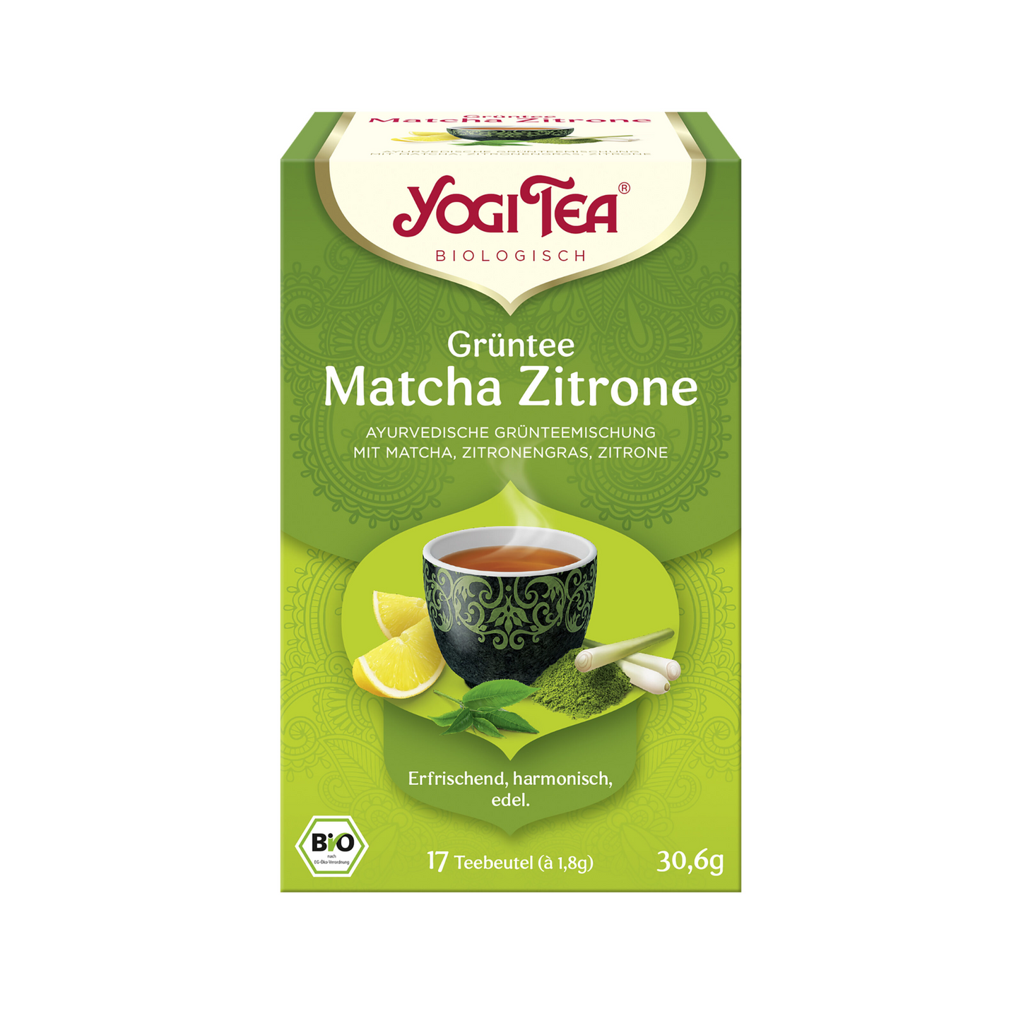 Bio Yogi Tea Grüntee Matcha Zitrone 17ST 30,6g