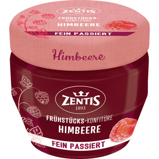 Zentis Frühstücks-Konfitüre fein passiert Himbeere 230g