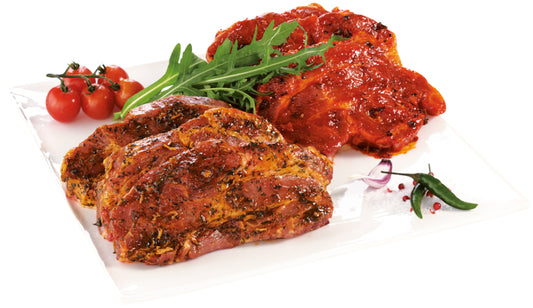 Nackensteaks Paprika