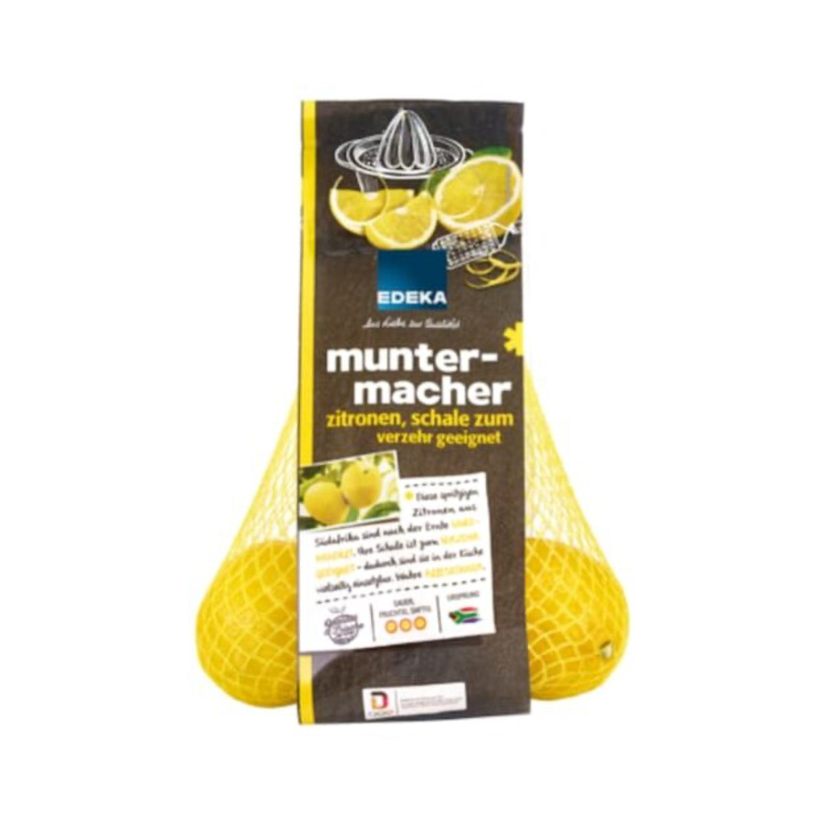 Bio EDEKA Zitronen Spanien Klasse II 500g Girsac