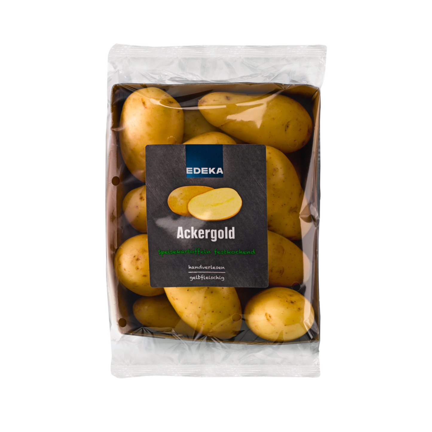 EDEKA Herzstücke Kartoffeln festkochend Frankreich 1kg Kartonschale im Flowpack