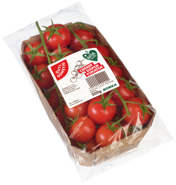 GUT&GÜNSTIG Cherry Rispentomaten Italien Klasse I 500g Schale mit Flowpack
