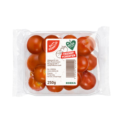 GUT&GÜNSTIG Cherrytomaten Marokko Klasse I 250g Schale mit Flowpack