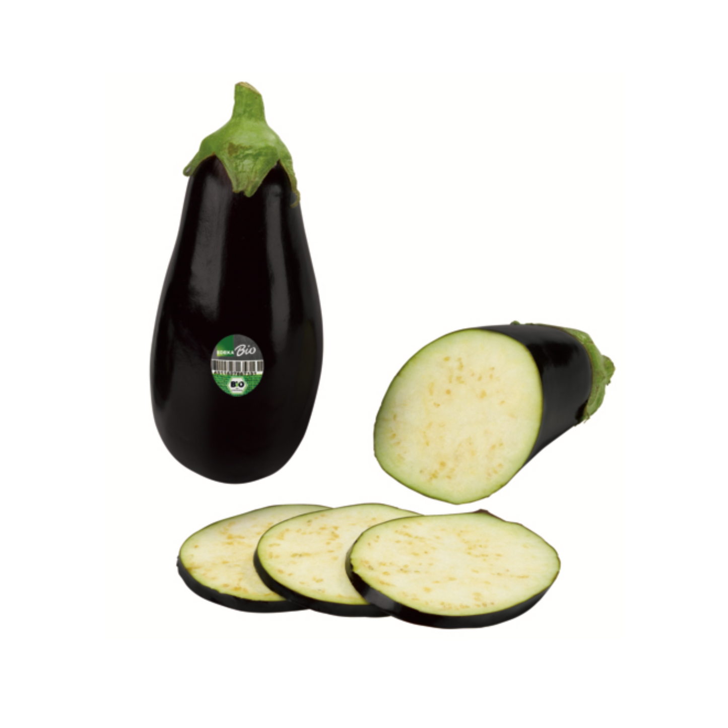 EDEKA Bio Auberginen Spanien Klasse II Mindestgewicht 225g Stück