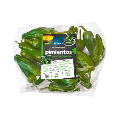 EDEKA Herzstücke Bratpaprika grün Spanien Klasse I 200g Beutel