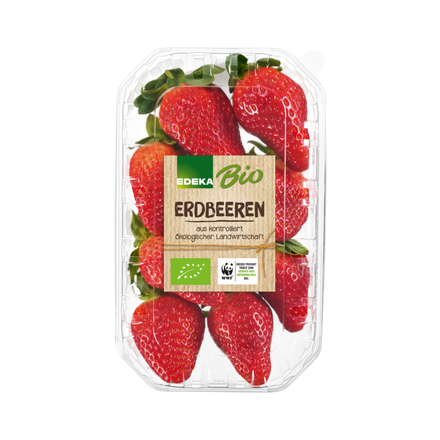 Bio Erdbeeren Deutschland Klasse II 300g Klarsichtpackung