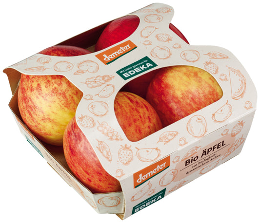Bio Demeter für EDEKA Äpfel Gala Italien Klasse II 550g Karton