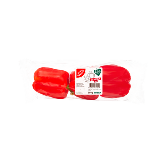 GUT&GÜNSTIG Paprika rot Spanien Klasse I 500g Flowpack