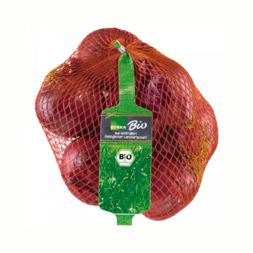 Bio EDEKA Gemüsezwiebeln Deutschland Klasse II 500g Netz