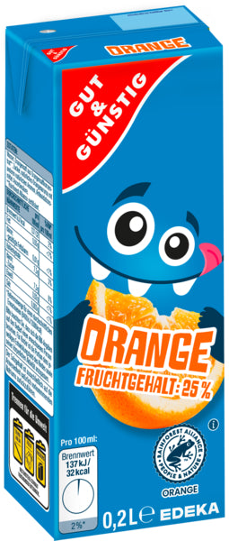 Orangenfruchtsaft 0,2l